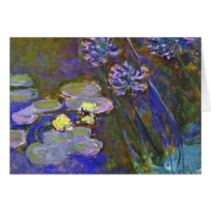 Claude Monet Water Lilies Agapanthus