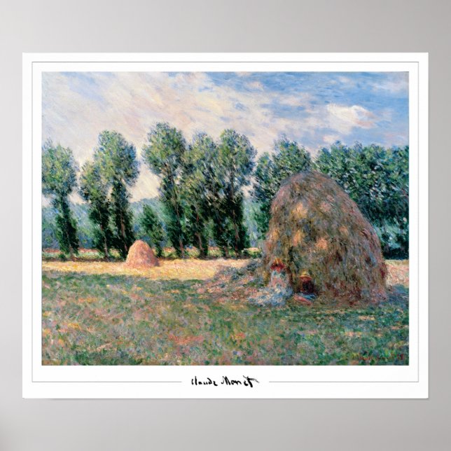Claude Monet Zedign Affiche d'art #21-2 (Devant)