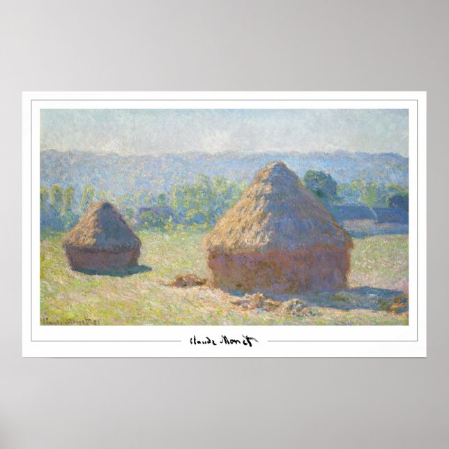Claude Monet Zedign Affiche d'art #31 (Devant)