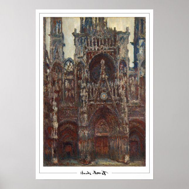 Claude Monet Zedign Art Poster #245-2 (Devant)