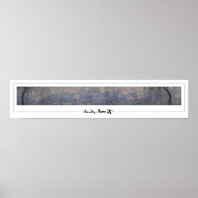 Claude Monet Zedign Art Poster #297-2 (Devant)