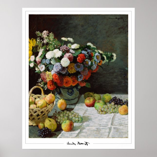 Claude Monet Zedign Art Poster #32-2 (Devant)