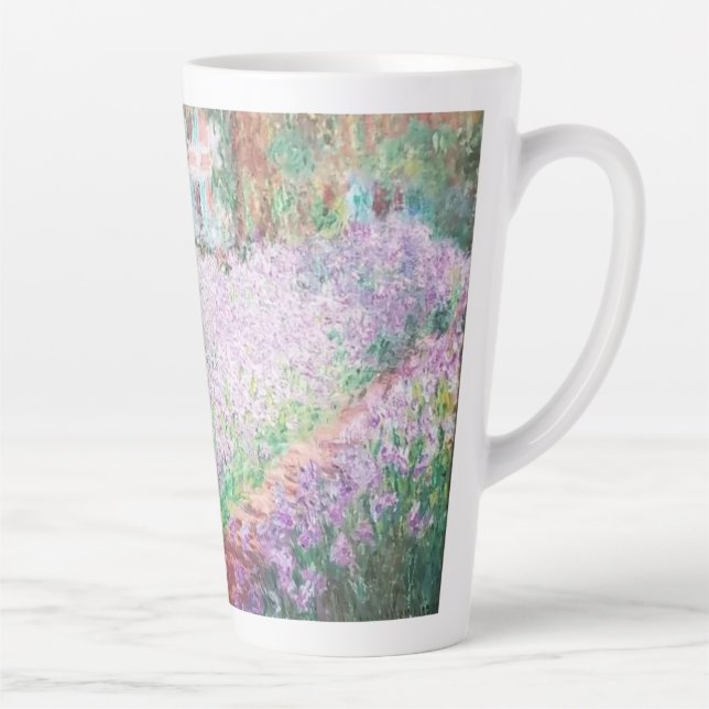 Claude Monet's Garden at Giverny Latte Mug (Droite)