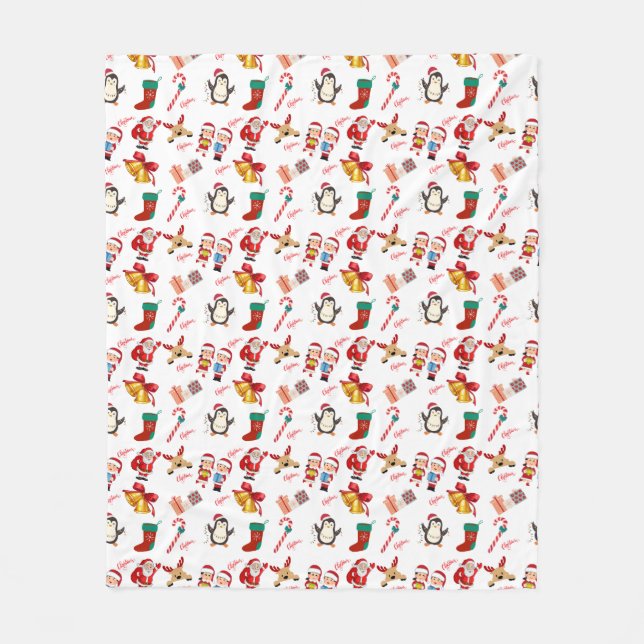 Claus douillets : Couverture à bascule de Noël (Devant)