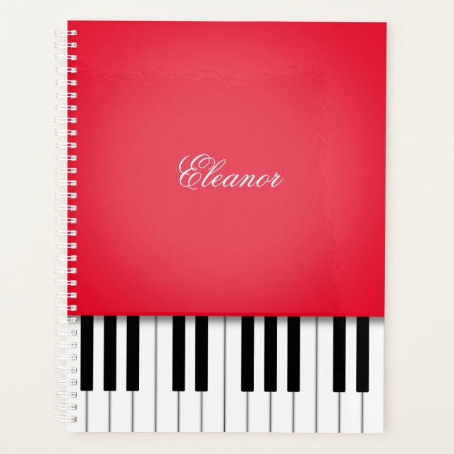 Clavier de musique de piano bleu Customisé (Devant)