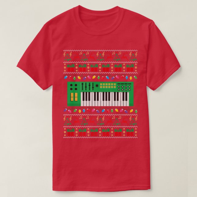 Clavier de musique laide de Noël Sweat lumières (Design devant)