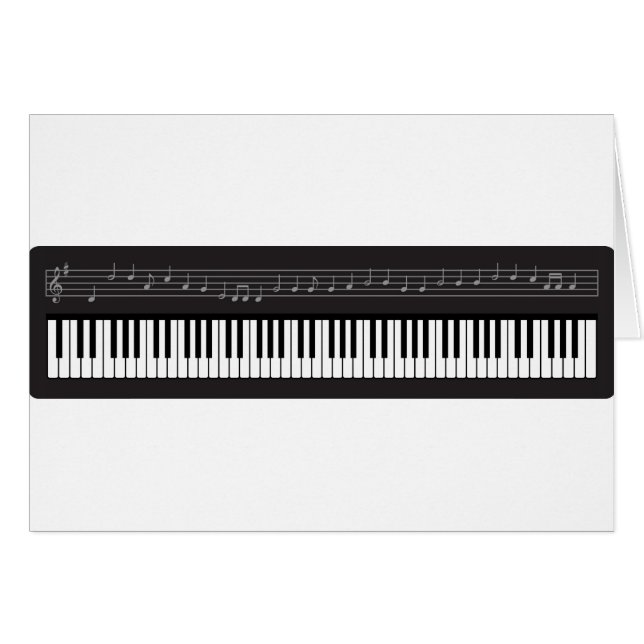 Clavier de piano (Devant horizontal)