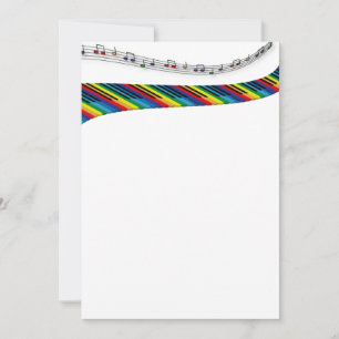 Clavier de piano coloré