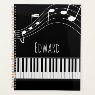 Clavier de piano et notes musicales