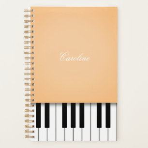 Clavier de piano orange Apricot Musique personnali