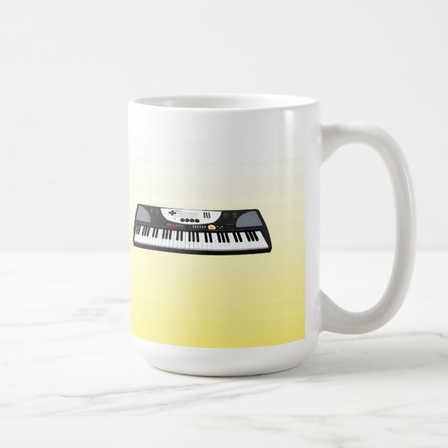 Clavier synthétique moderne : Modèle 3D : Tasse à  (Droite)