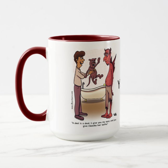 Clawdia Grande Mug de café (Gauche)