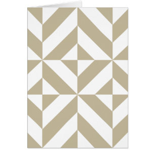Clay Geometric Deco Cube Pattern