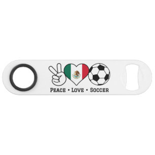 Clé de barre de football Peace Love