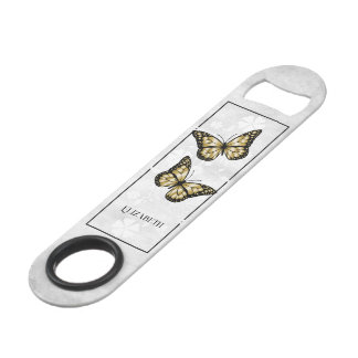 Clé de barre personnalisée du papillon d'or