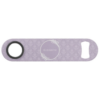 Clé de barre personnalisée Lavender Elegant Damask