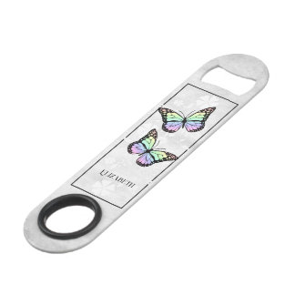 Clé de barre personnalisée pour papillon arc-en-ci