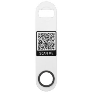 Clé de barre personnalisée QR Code Scan Info