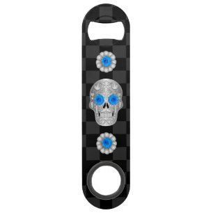 Clé de la barre Chrome Calavera (Rose bleu)