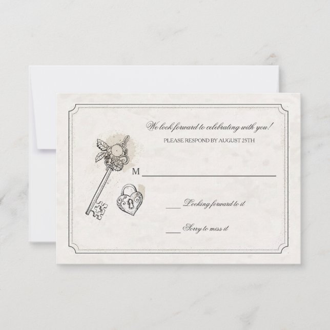 Clé De Mes Cartes De Réponse Du Coeur (Devant)