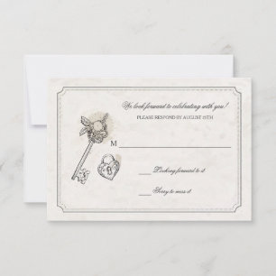 Clé De Mes Cartes De Réponse Du Coeur