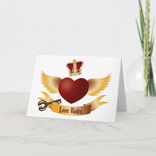 Clé de Saint-Valentin à ma carte de coeur (Devant)