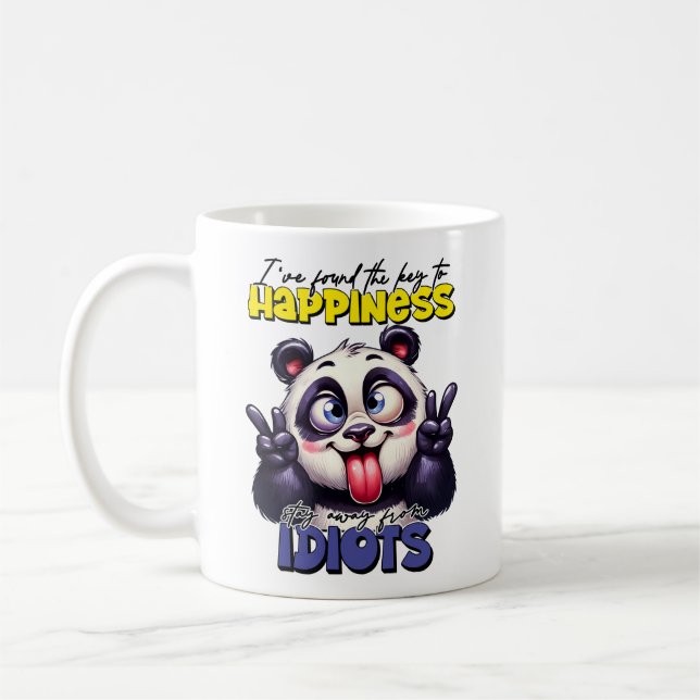 Clé du bonheur Panda Mug (Gauche)