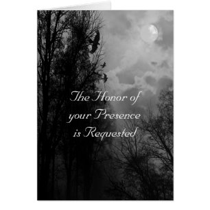 Clé hantée avec Invitation personnalisée Mariage R