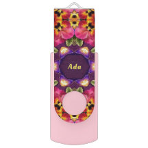 ADA ~ Pâques Motif Pensée ~Personnalisé