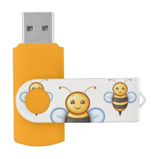 Clé USB Clef USB motif abeille