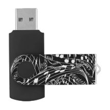 COMMANDE DE LA MUSIQUE NOTES-USB