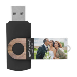 Clé USB Commandes faites sur commande de pouce de mariage