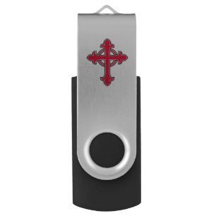 Clé USB Croix chrétienne