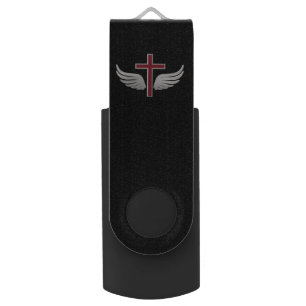 Clé USB Croix chrétienne