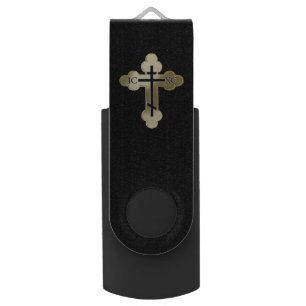 Clé USB Croix orthodoxe chrétienne