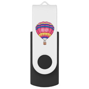 Clé USB Illustration de la montgolfière