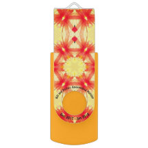 ~ jaune et rouge de motif de vacances de fractale