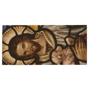 Clé USB Le Bon Pasteur; Jésus sur le vitrail