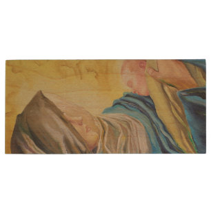 Clé USB Notre Dame du Silence tenant le bébé Jésus