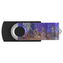 Scène de nativité de vacances