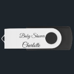 Clé USB SIMPLE MINIMAL.CUTIE ADD NAME BABY baby shower Thr<br><div class="desc">Conception</div>
