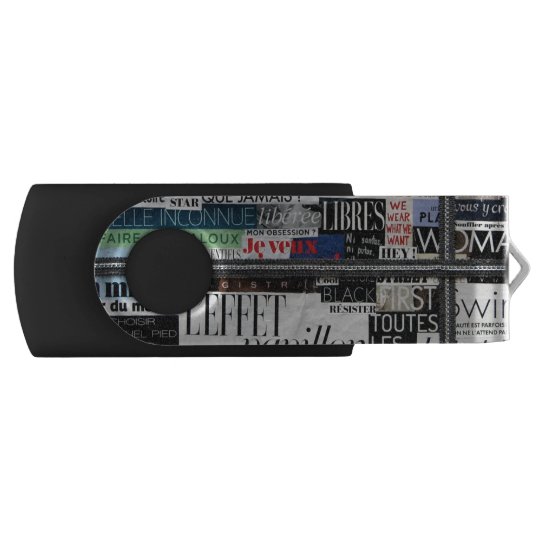 Clé USB "Wild 1", collages et jeux de mots