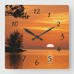 Clé West Sunset Grande horloge