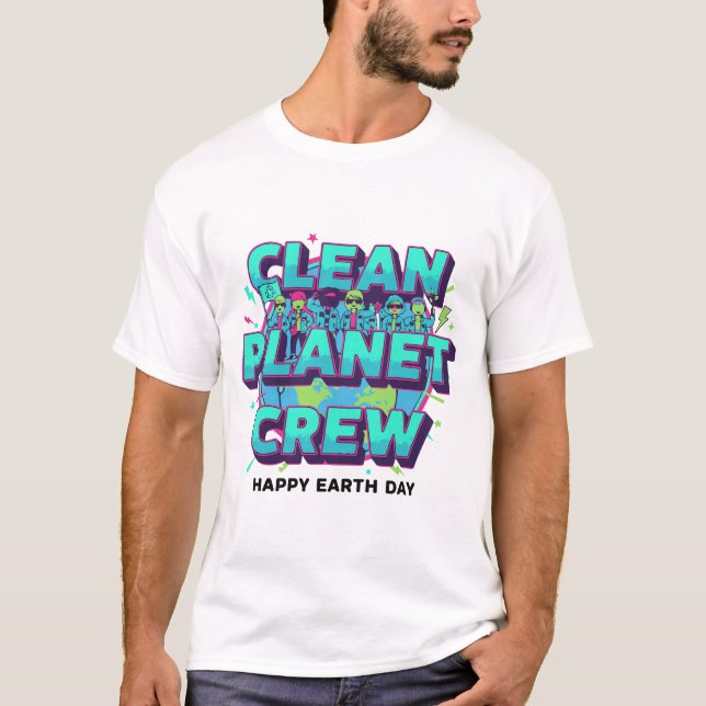 Clean Planet Crew T-Shirt (Devant)