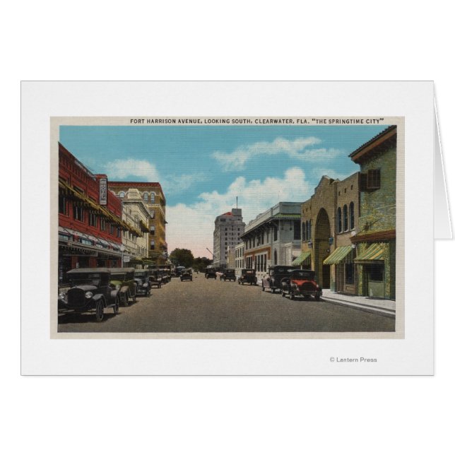Clearwater, Floride - Vue sud de Ft. Harrison (Devant horizontal)