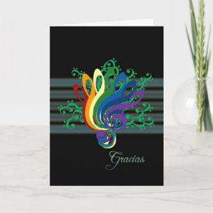 Clef Bouquet Merci en espagnol