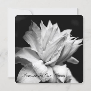 Clematis 1b Faire-part funéraire