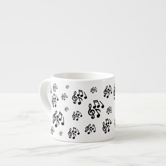 Clés de musique Espresso Mug (Devant gauche)