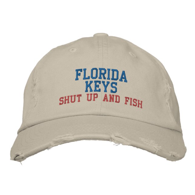 CLÉS FLORIDA FERMÉES ET CASQUETTE DE POISSON (Devant)