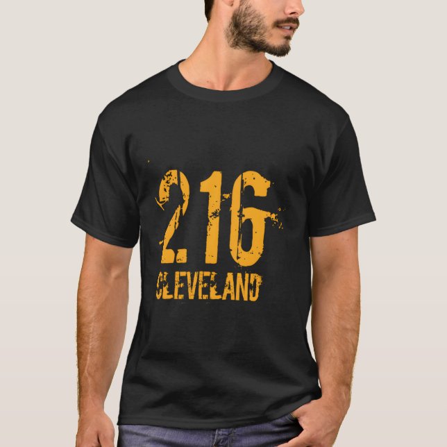 Cleveland 216 Indicatif régional Sweat - shirt à c (Devant)